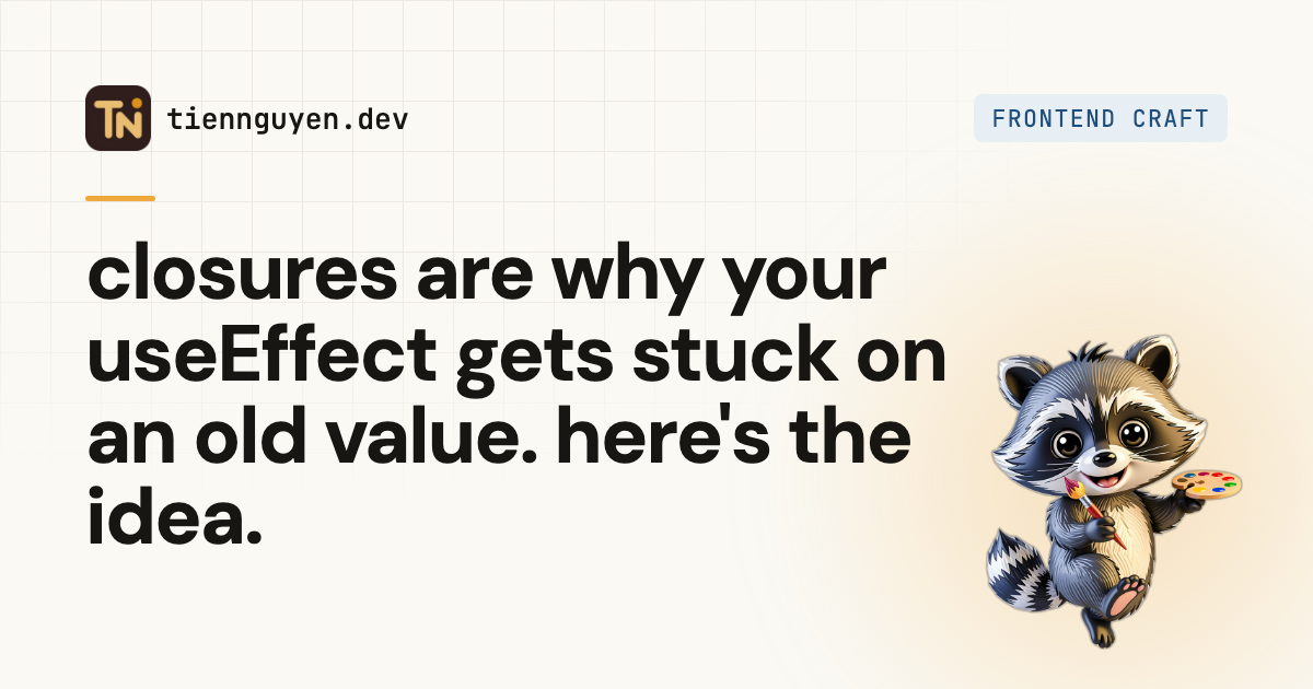 Closures in JavaScript, and the stale-closure bug in React