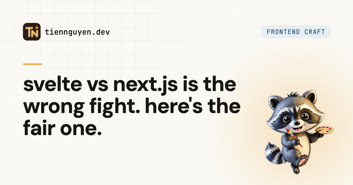 Svelte vs Next.js: which should you actually use?
